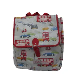 キャスキッドソン Cath Kidston リュックサック デイパック ライトグレー 総柄 /SM8 ■GY99