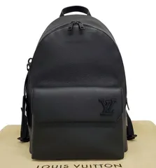 D3623◆ほぼ未使用【ルイヴィトン】LVアエログラム テイクオフ バックパック M57079◆ICチップ確認済み リュックサック ノワール 黒のサムネイル