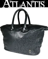CHROME HEARTS 銀座店 クロムハーツ GILLES ジル ボストンバッグ セメタリーパッチ付き レザー メンズ SV925 黒 103351のサムネイル