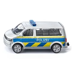 新品 未使用 未開封　BorneLund（ボーネルンド ） siku（ジク）VW T5 ポリス ハイウェイパトロール ミニカー ごっこ遊び おうち時間 子供のサムネイル