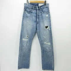 【三重本店】 中古 KURO | クロ デニムパンツ ダメージジーンズ ブルー サイズ：27 【110】のサムネイル