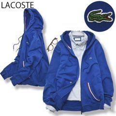 LS70☆ラコステ☆モノグラムジャカードフーディー☆ジップアップ 