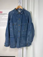 オアスロウ 50s デニム カバーオール ジャケット ウォッシュ ジャケット size 4のサムネイル