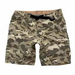 カリマー ショートパンツ メンズ L カモフラ 迷彩 ウエストベルト付き 登山 アウトドアのサムネイル