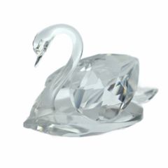 極美品 スワロフスキー クリスタル置物 スワン 白鳥 高級輝き 元箱なし
