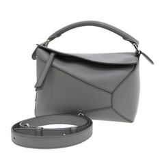 LOEWE Puzzle Bag パズルバッグ ミニ グレー 巾着有り - メルカリ