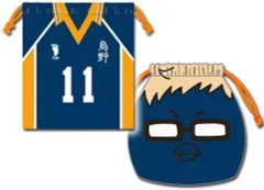 【中古】バッグ(キャラクター) 4.烏野(月島蛍) 巾着5 「ハイキュー!!」