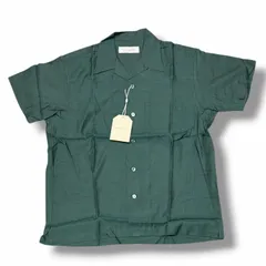 参考上代19800円 未使用 UNIVERSAL PRODUCTS 25SS OPEN COLLOR S/S SHIRTS オープンカラーシャツ ユニバーサルプロダクツ 251-60304 グリーン 1 （12152M）のサムネイル