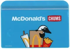 【中古】バッグ [単品] CHUMS ジッパーポーチ ブルー 「マクドナルドの福袋2023」のサムネイル
