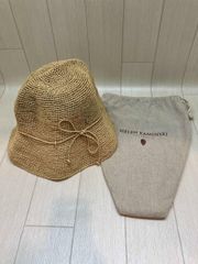 HELEN KAMINSKI 麦わら帽子 ハット 収納袋付き - メルカリ