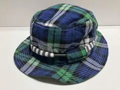 THE NORTH FACE×CHUMS ザノースフェイス チャムス コラボ バケットハット 帽子 NN80026 サイズFREE ブルー×グリーン チェック柄