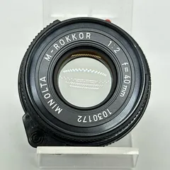 【最速発送】Minolta M-ROKKOR 40mm F2【難有】のサムネイル