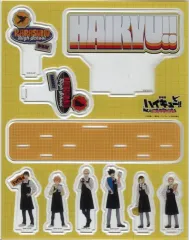 【中古】アクリルスタンド・アクリルパネル 集合 アクリルジオラマ 「劇場版ハイキュー!! ゴミ捨て場の決戦×TOWER RECORDS CAFE」