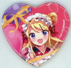 プリパラ 太陽 ペッパー ノンシュガーカフェ ハート型缶バッジ AMOCAFE