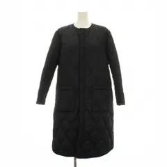 トラディショナルウェザーウェア Traditional Weatherwear キルティングコート ロング 中綿 ノーカラー アウター 36 紺 L202APQCO0215MJ /YMのサムネイル