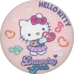 【中古】バッジ・ピンズ ハローキティ 「サンリオキャラクターズ シークレット刺繍缶バッジ」 ドリーミングパーク限定