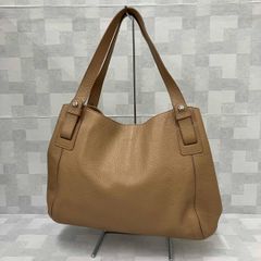 ✨美品✨ ナノユニバース トートバッグ レザー 肩掛け 3層 A4可 茶色 