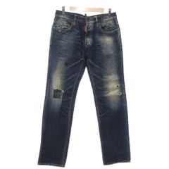 美品 FDMTL スリムフィットデニム ヒゲ ハチノス 濃紺 - メルカリ