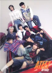 【中古】クリアポスター A4サイズホログラムクリアポスター ATEEZ 「CD Birthday」 ATEEZ JAPAN OFFICIAL FANCLUB 3形態セット購入特典