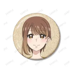 【中古】バッジ・ビンズ 間柚希 「笑顔のたえない職場です。 トレーディンググリッター缶バッジ」