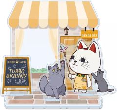 [중고] 아크릴 스탠드 아크릴 패널 터보 바바아 (소녀 고양이) (고양이 카페) 푸치 초코 미니 아크릴 디오라마 [단다단]