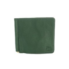 良品] IL BISONTE イルビゾンテ マネークリップ 本革 グリーン - メルカリ