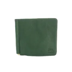 イルビゾンテ IL BISONTE 二つ折り財布 札入れ レザー 緑 /MI ■GY18