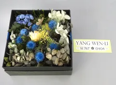 【中古】置物・装飾品 ヤン・ウェンリー バースデーフラワーアレンジメントボックス 「銀河英雄伝説 Die Neue These×DINING CAFE ISERLOHN FORTRESS」のサムネイル