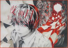 [중고] 포스터 B2 포스터 야가미즈키(신작) [데스노트전 DEATH NOTE EXHIBITION] 가나자와 회장 추가 상품