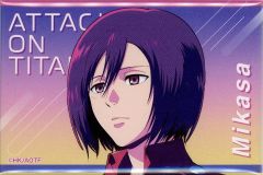 進撃の巨人 TWILIGHT スクエア缶バッジ ミカサ - メルカリ