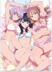 [중고] 클리어 파일 롯카 & 아카네 & 유메아 A4 클리어 파일 [그릿맨 유니버스]