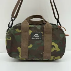 美品 GREGORY PONYBAG CAMO 6L グレゴリー ポニーバッグ カモ柄 2way ミニ ボストンバッグ ショルダーバッグ 【X0733-001】□263