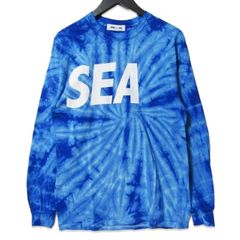 木村拓哉 キムタク WIND AND SEA タイダイ ロンT ブルー 木村拓哉 キムタク 私物 WIND AND SEA タイダイ ロンT ブルー - メルカリ