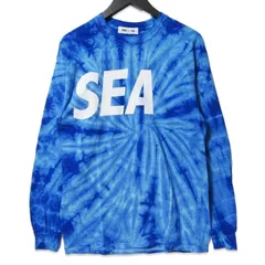美品 WIND AND SEA ウィンダンシー 長袖Tシャツ WDS-CS-121 Tie-Dye L/S Tee ブルー タイダイ柄 M 27113751のサムネイル