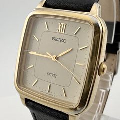 新品電池】SEIKO セイコー☆session 腕時計 メンズ クォーツ 四角 