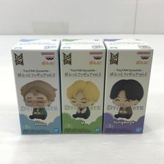 [중고 미품] (2) [TinyTAN Dynamite 포푼 피규어 vol.2] 3 체 세트 [084-251030-yk-02-tag]