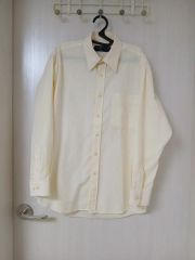 美品】オーラリー 21SS フィンクスシャトルオックスシャツ アイボリー