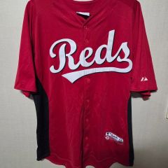 ⚫︎MLB レッズ グリフィーJr USA製 Majestic ベースボールシャツ 
