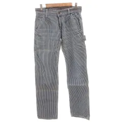 カーハート carhartt ペインターパンツ ヒッコリーデニム ジーンズ ストレート ロゴ 30 インディゴ 05746-0104 /FF ■GY12のサムネイル