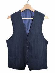 70s Sears Roebuck シアーズ ベスト ジレ ストライプ ネイビー - メルカリ