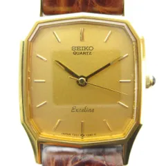 セイコー SEIKO 7321-5770 腕時計 ウォッチ クォーツ レザーベルト ゴールド色 ■GY18 /MQ