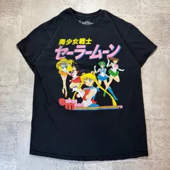 O-1633 アニメ SAILOR MOON セーラームーン 海外規格 グラフィックプリントTシャツ サイズM