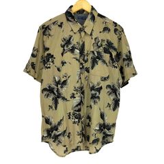 ☆美品☆fog☆BEAMS☆ギンガムチェック☆リネン☆麻☆ノーカラー 