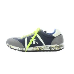 プレミアータ PREMIATA LUCY ルーシー スニーカー 39 24.5cm25cm ネイビー グレー 白 ホワイト サイドロゴデザイン ソールプリント 蛍光靴紐 600E ■GY35 /RI ■OSのサムネイル