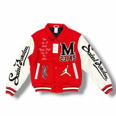 ナイキジョーダン x セントマイケル M J SM バーシティジャケット