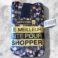 MONOPRIX エコバッグ　ブラック/鹿のサムネイル