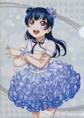 [중고] 클리어 파일 쓰시마 요시코 A4 클리어 파일 [러브라이브! 선샤인!! Aqours 5th Anniversary Limited Shop in 마루이]