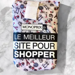 MONOPRIX エコバッグ　ホワイト/エッフェル塔のサムネイル