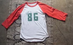80s90s raglansleeve tee  ラグラン　七分袖Tシャツ