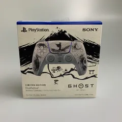 【未使用品】 SONY ソニー PS5 DualSense ワイヤレスコントローラー Ghost of Yotei ブラック リミテッドエディション 【024-260523-AS-4-min】